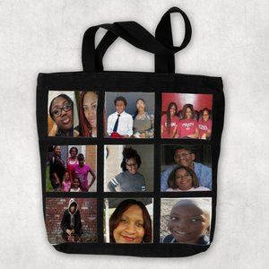 Custom Photo 9 Panel/Photo Tote Bag
